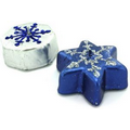 Metallic Glitter Snowflake Candles